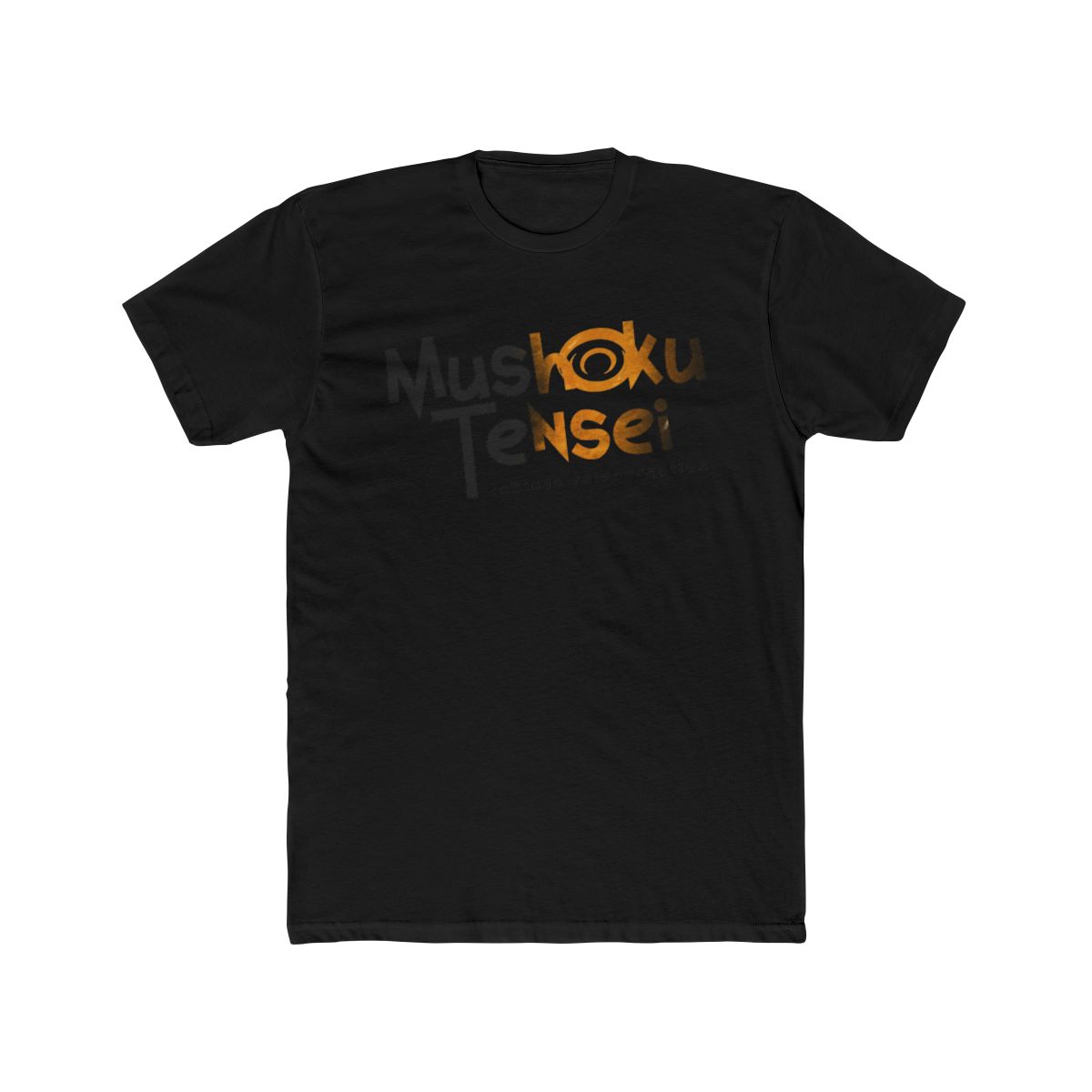 Mushoku Tensei logo tee | Anime silhouette graphic T Shirt - alternate angle 3, merchandise