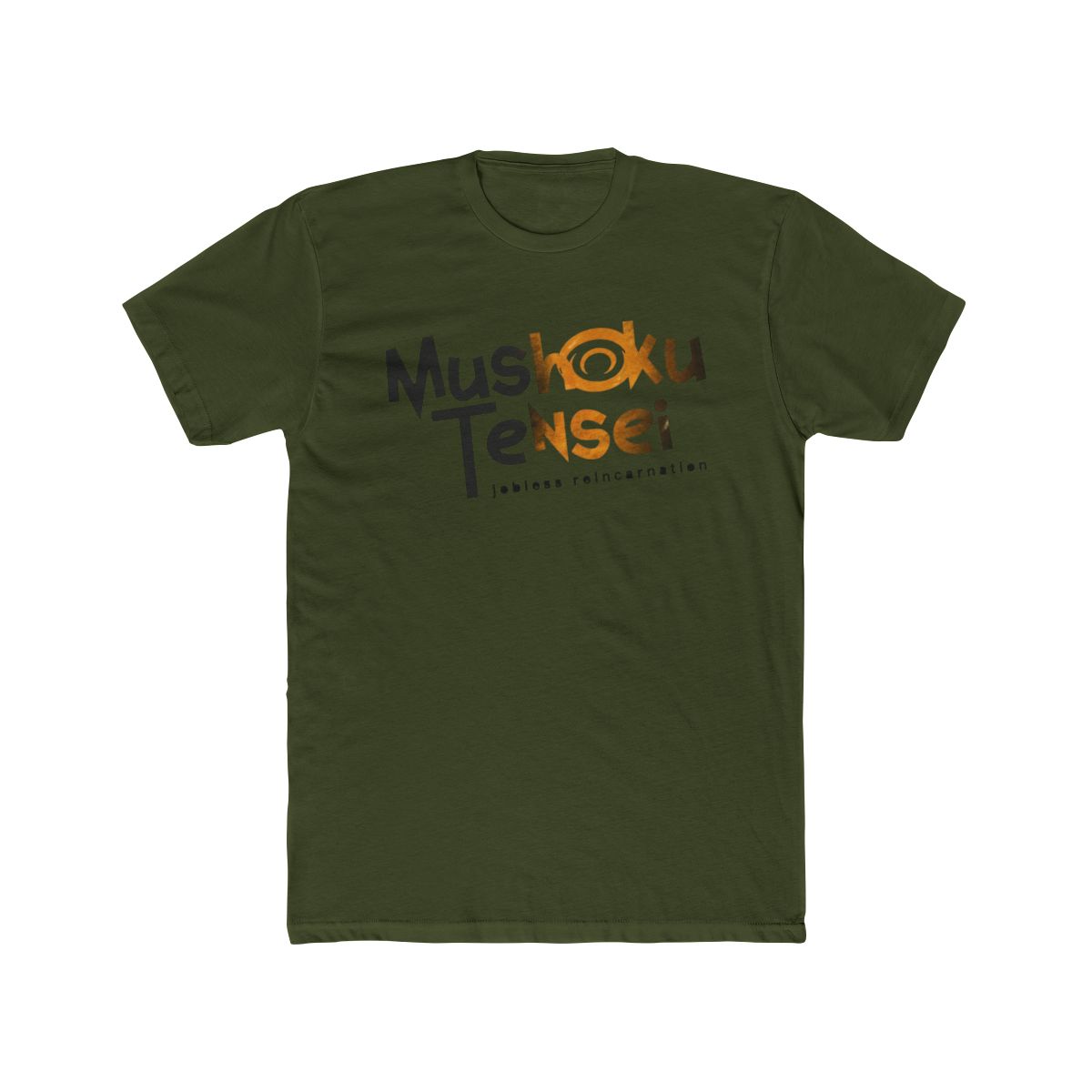 Mushoku Tensei logo tee | Anime silhouette graphic T Shirt - alternate angle 5, merchandise