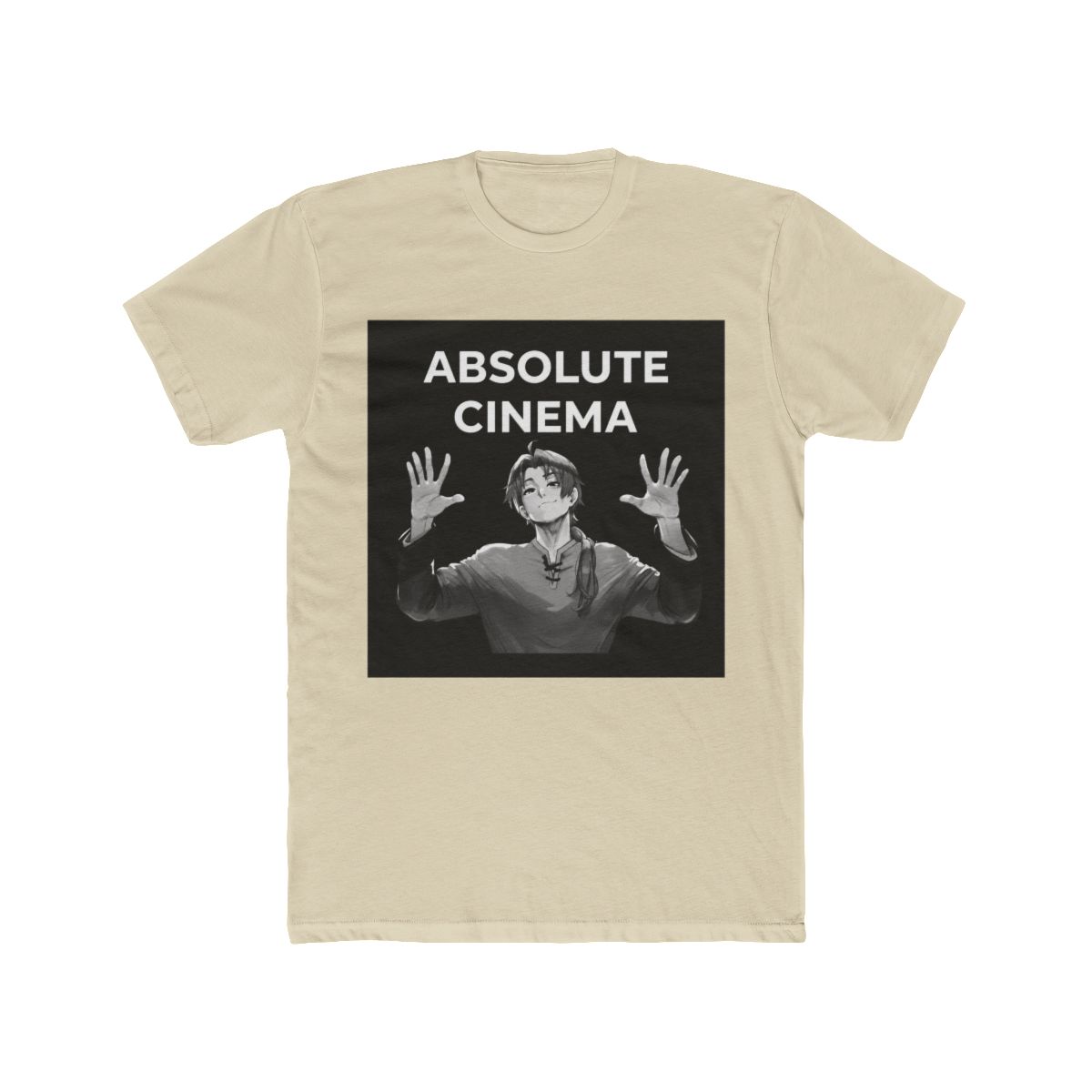 Rudeus Greyrat Absolute Cinema T Shirt | Mushoku Tensei - alternate angle 4, merchandise