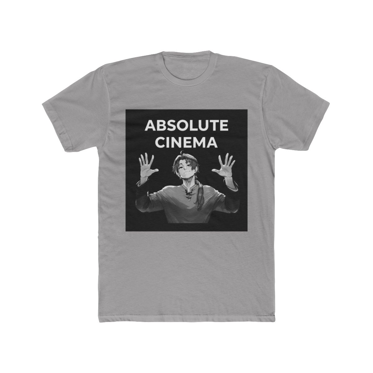 Rudeus Greyrat Absolute Cinema T Shirt | Mushoku Tensei - alternate angle 2, merchandise