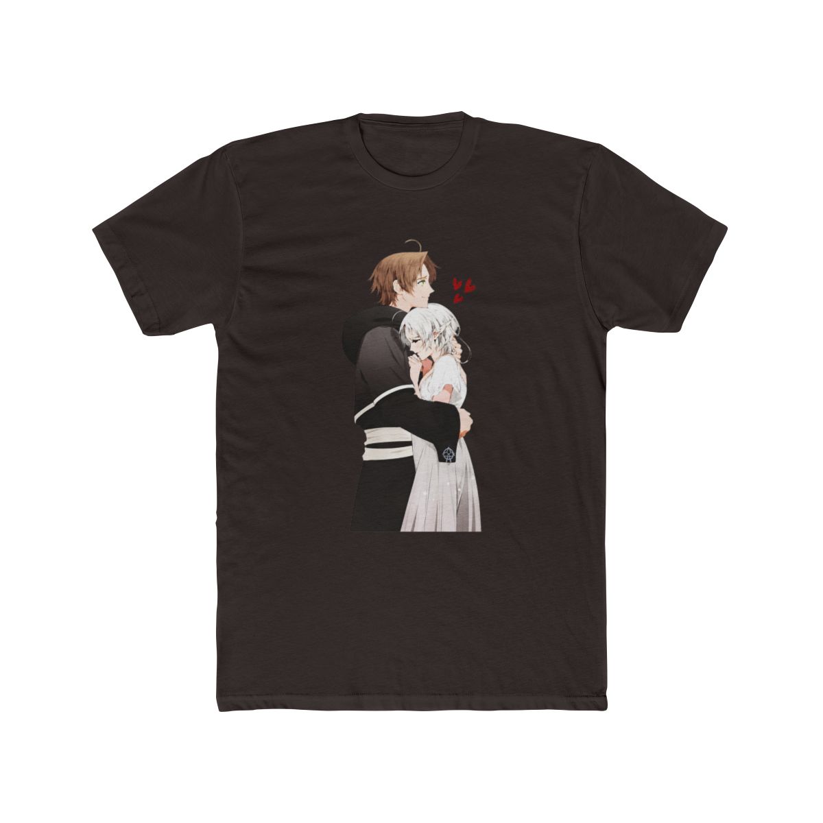 Rudeus Greyrat x Sylphiette cute couple design T Shirt | Mushoku Tensei - alternate angle 2, merchandise