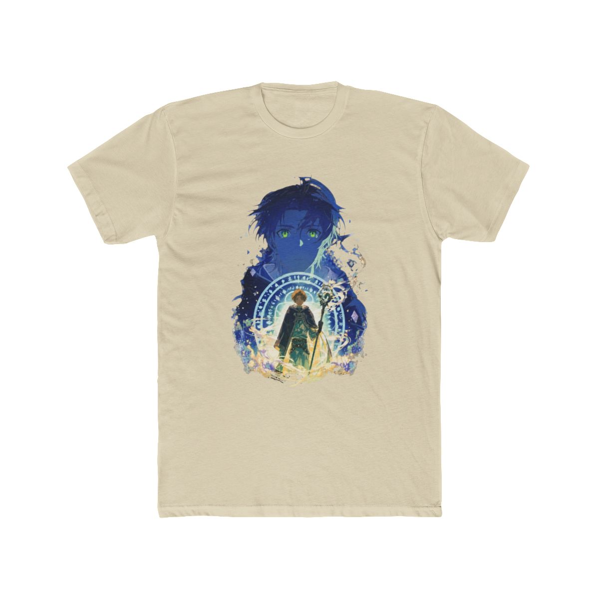 Rudeus Greyrat Mystical Magic Art T Shirt | Mushoku Tensei - alternate angle 4, merchandise