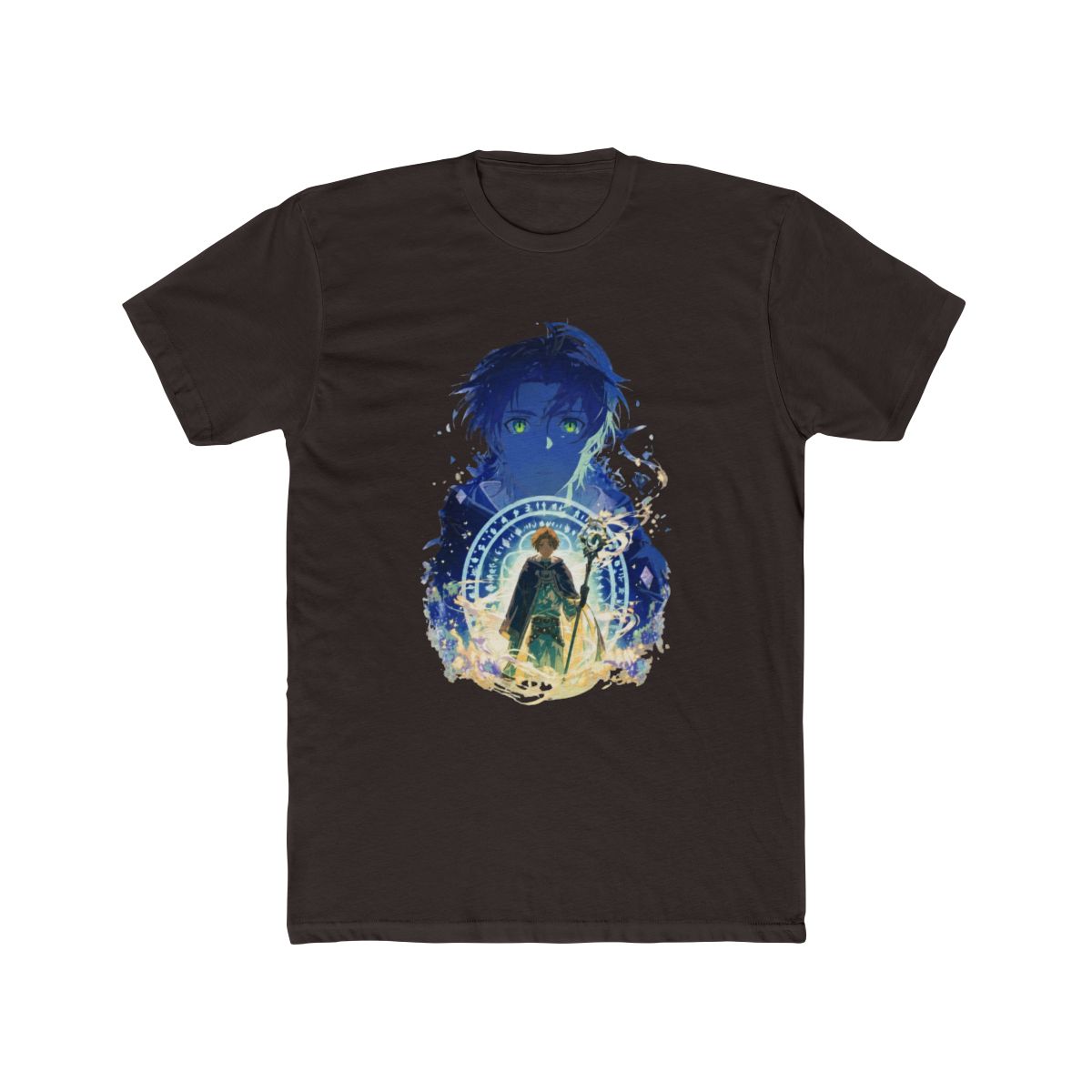 Rudeus Greyrat Mystical Magic Art T Shirt | Mushoku Tensei - alternate angle 3, merchandise