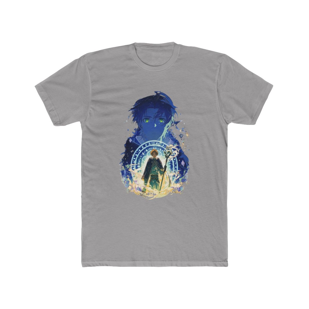 Rudeus Greyrat Mystical Magic Art T Shirt | Mushoku Tensei - alternate angle 2, merchandise