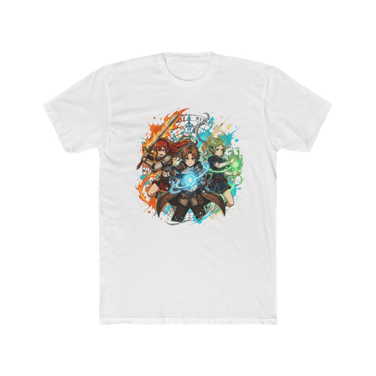 Rudeus, Eris, and Sylphiette Fan Art T Shirt | Mushoku Tensei - Official T-Shirts merchandise