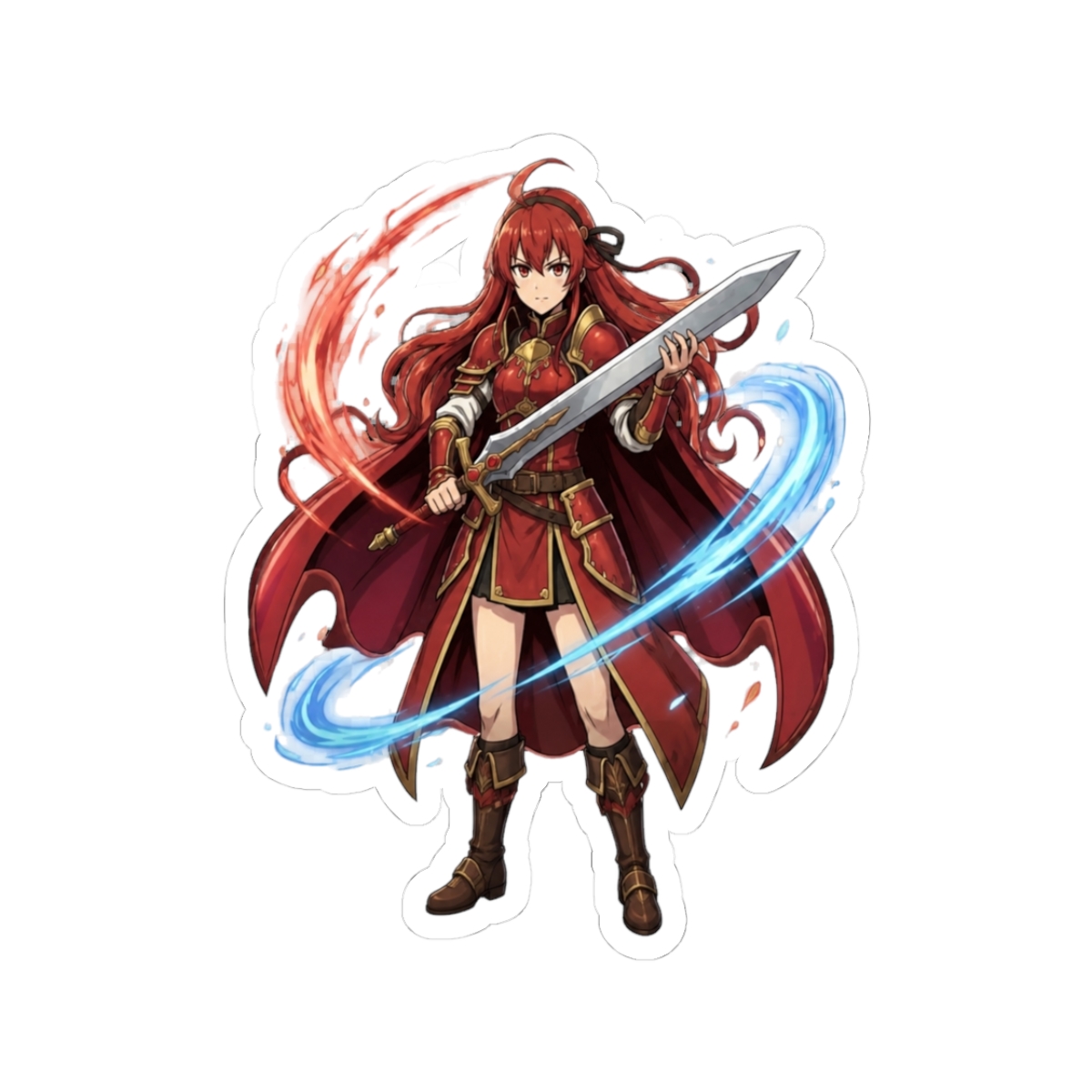 Eris Boreas Greyrat Fan Art Mushoku Sticker | Mushoku Tensei