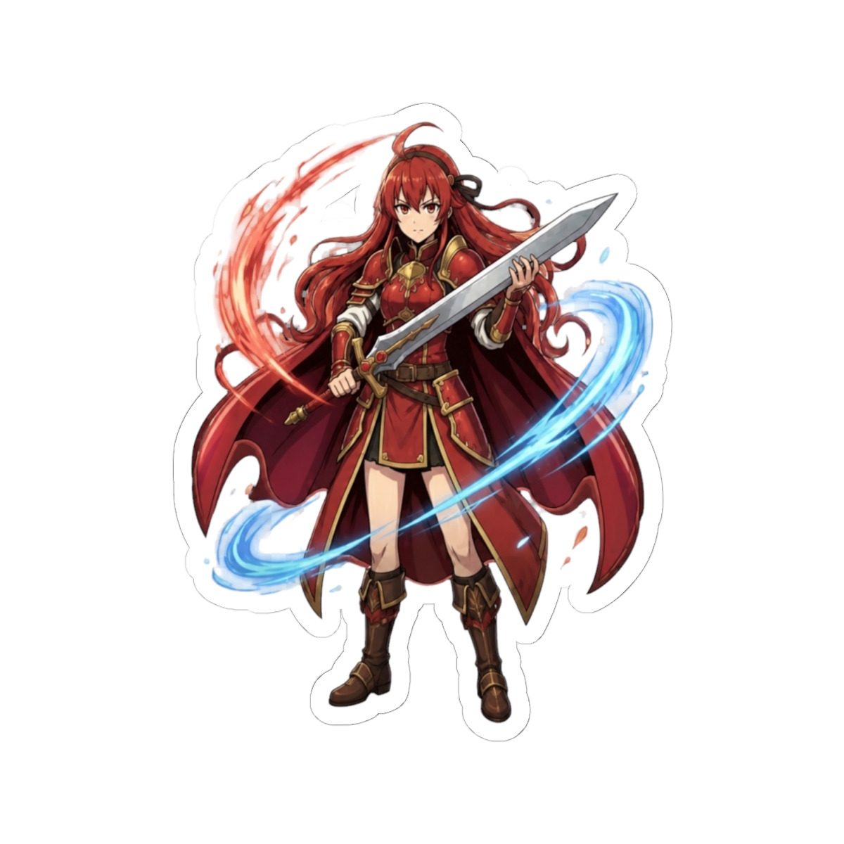 Eris Boreas Greyrat Fan Art Mushoku Sticker | Mushoku Tensei - alternate angle 1, merchandise