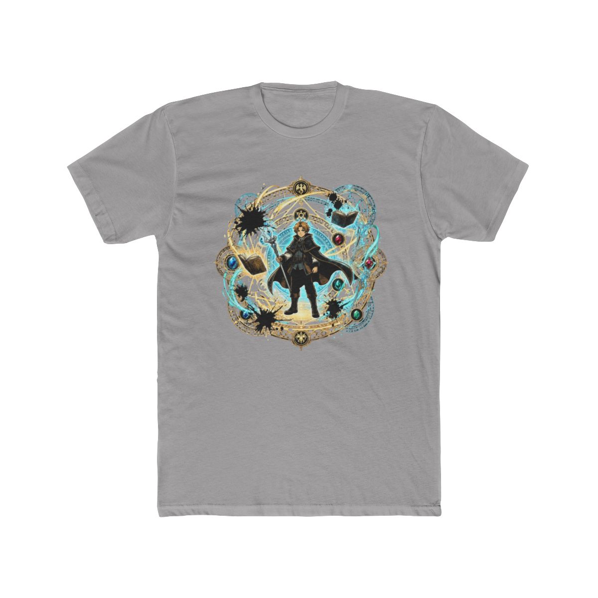 Rudeus Greyrat Standing Confident T Shirt | Mushoku Tensei - alternate angle 2, merchandise
