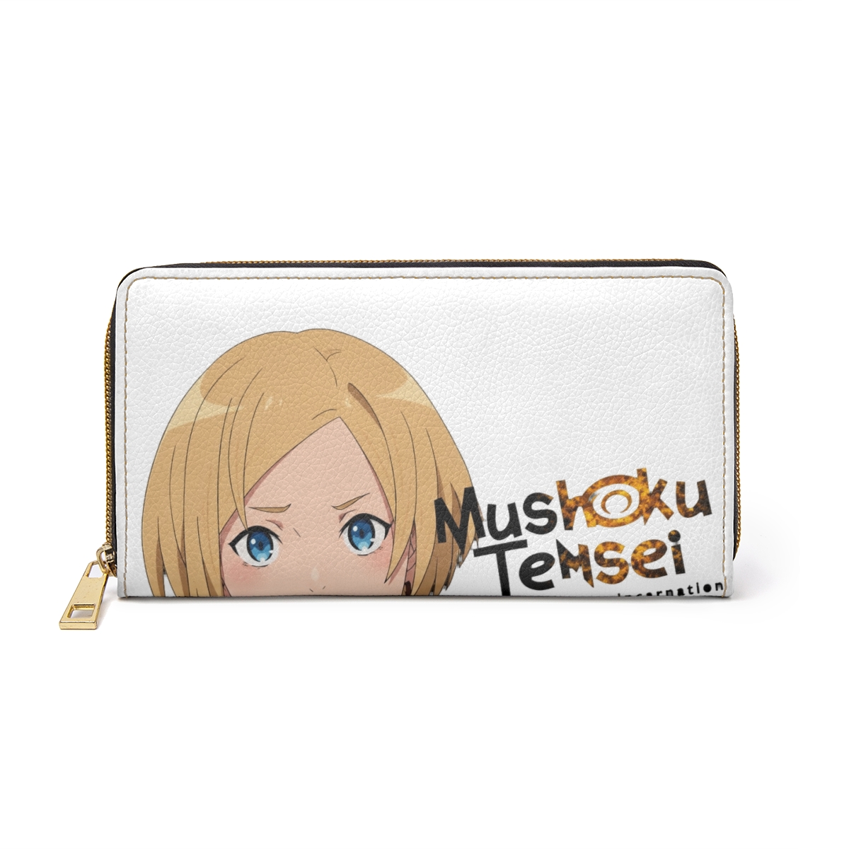 Buckle-Down Mushoku Tensei Jobless Reincarnation Canvas Zipper Wallet | Mushoku Tensei Sara Street Scene Pose