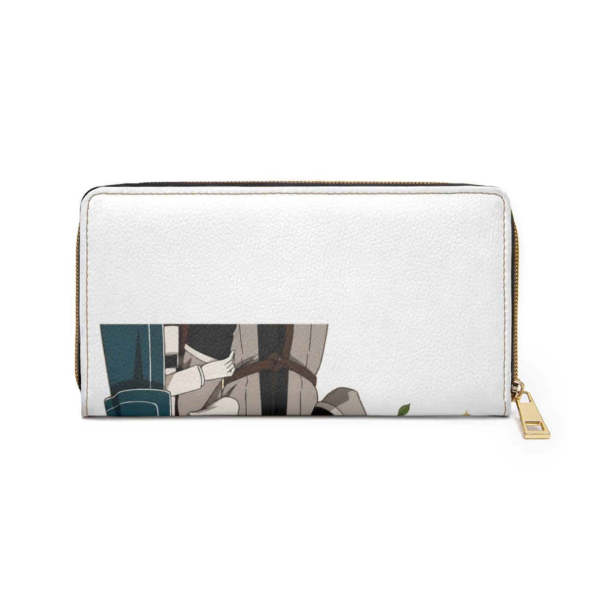 Buckle-Down Mushoku Tensei Jobless Reincarnation Canvas Zipper Wallet | Mushoku Tensei Sylphiette Holding Rudeus Greyrat Pose - alternate angle 1, merchandise