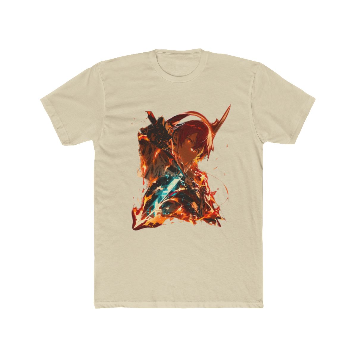 Eris Boreas Greyrat with Flame Sword T Shirt | Mushoku Tensei - alternate angle 4, merchandise