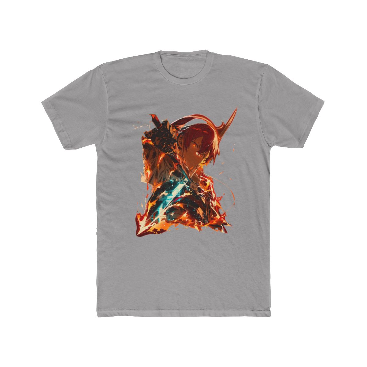 Eris Boreas Greyrat with Flame Sword T Shirt | Mushoku Tensei - alternate angle 2, merchandise