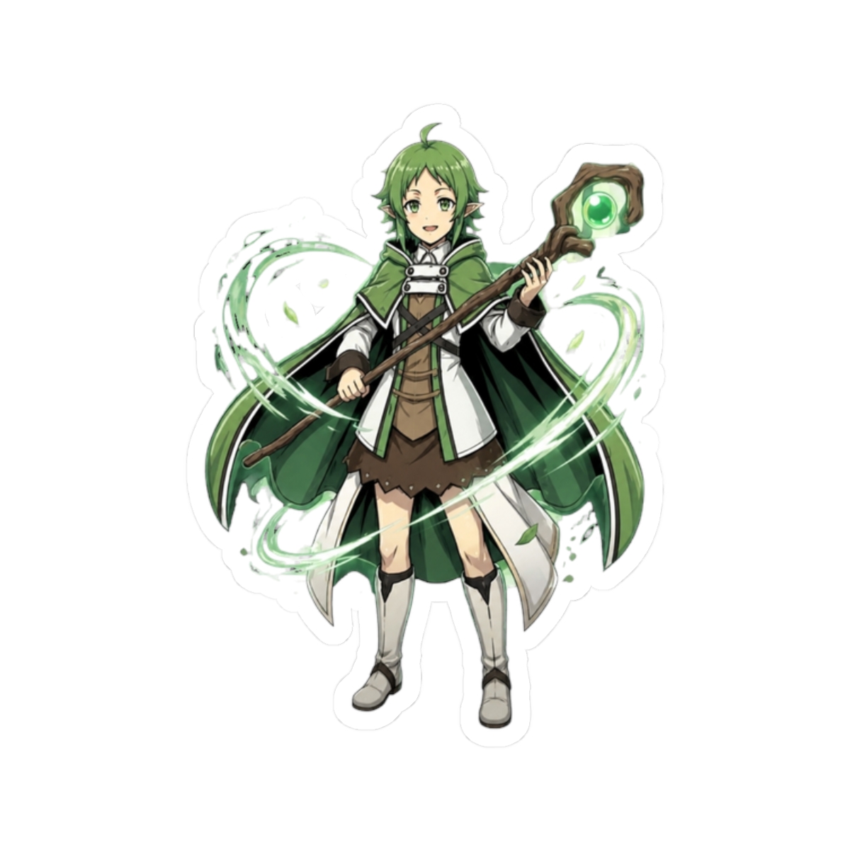 Sylphiette from Mushoku Tensei Sticker - alternate angle 3, merchandise