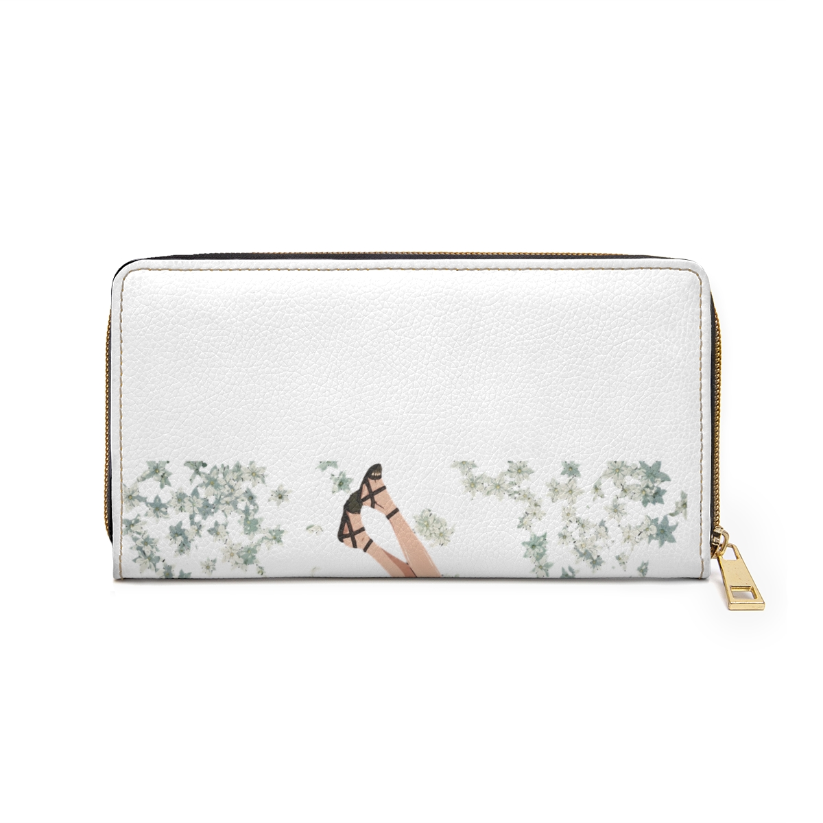 Buckle-Down Mushoku Tensei Jobless Reincarnation Canvas Zipper Wallet | Mushoku Tensei Sylphiette Sleeping On Flowers Scene - alternate angle 1, merchandise