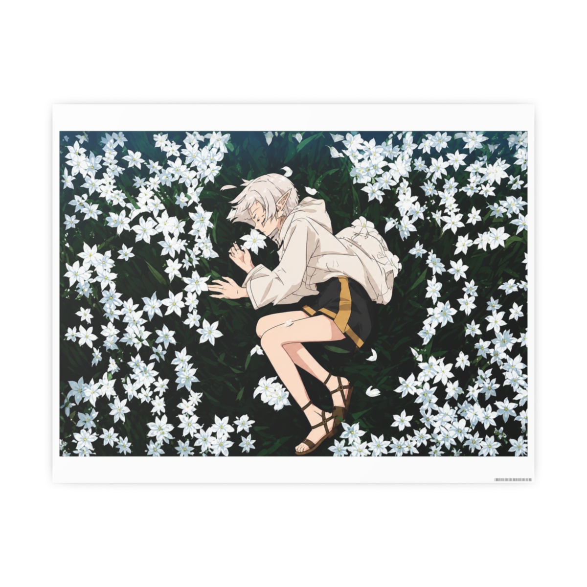 Mushoku Tensei Jobless Reincarnation Wallet, Coin Purse, Mushoku Tensei Sylphiette Sleeping On Flowers Scene, Canvas - alternate angle 4, merchandise
