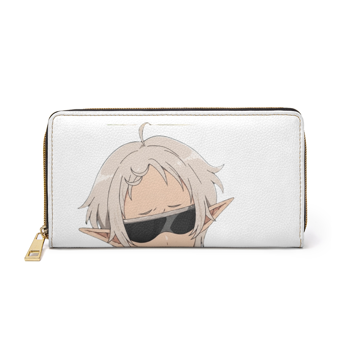 Buckle-Down Mushoku Tensei Jobless Reincarnation Canvas Zipper Wallet | Mushoku Tensei Guard Fitz Garden Scene and Title Logo