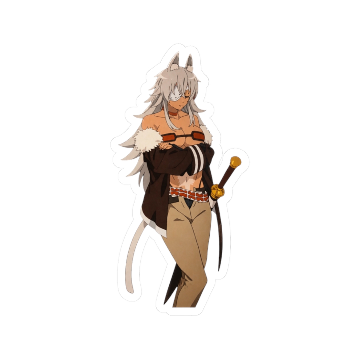 Ghislaine Dedoldia Jobless Reincarnation Glossy Sticker Anime Mushoku Tensei V2 - alternate angle 3, merchandise