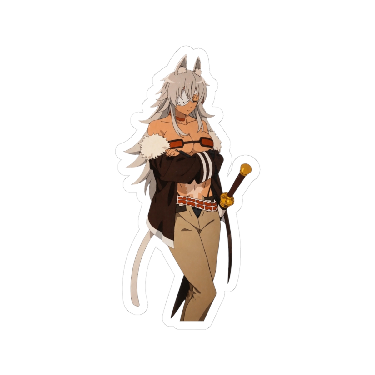 Ghislaine Dedoldia Jobless Reincarnation Glossy Sticker Anime Mushoku Tensei V2