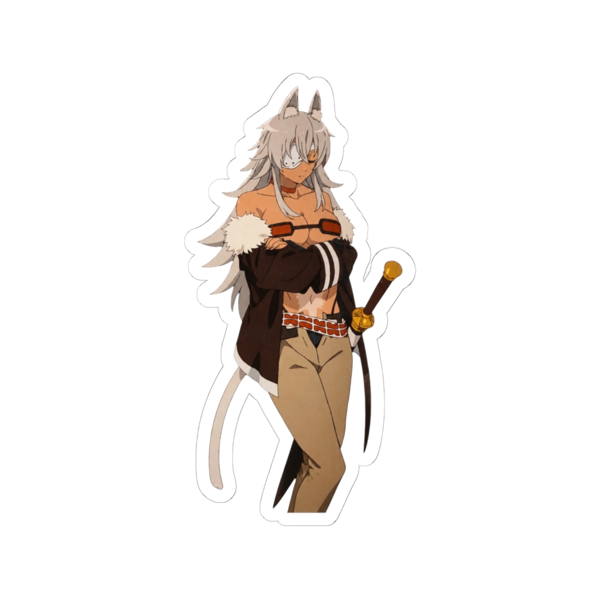 Ghislaine Dedoldia Jobless Reincarnation Glossy Sticker Anime Mushoku Tensei V2