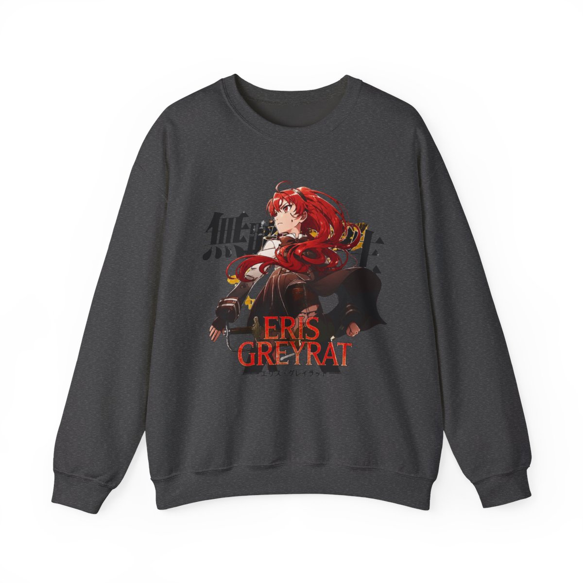 Eris Crewneck T-Shirts | Mushoku Tensei - alternate angle 2, merchandise