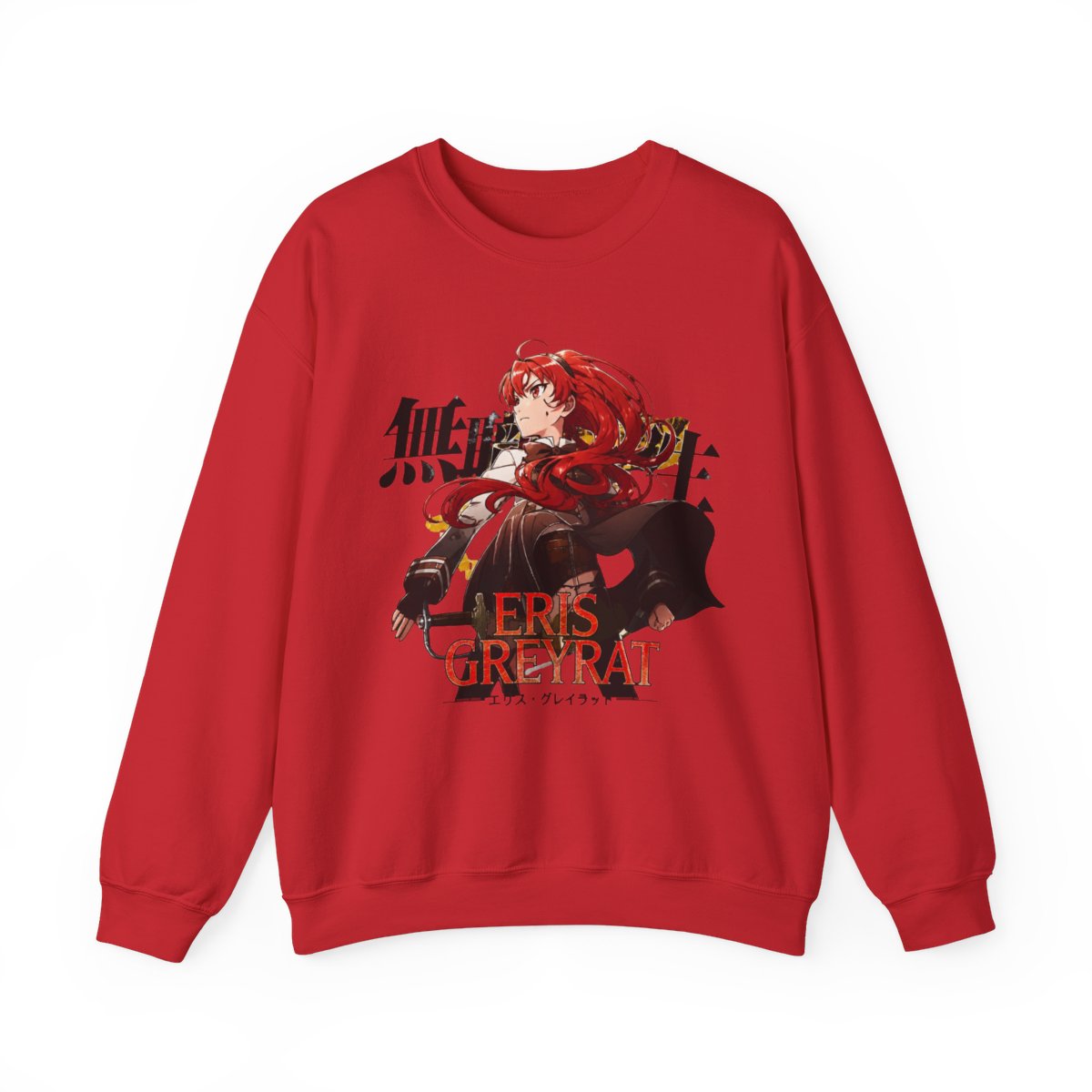 Eris Crewneck T-Shirts | Mushoku Tensei - alternate angle 3, merchandise