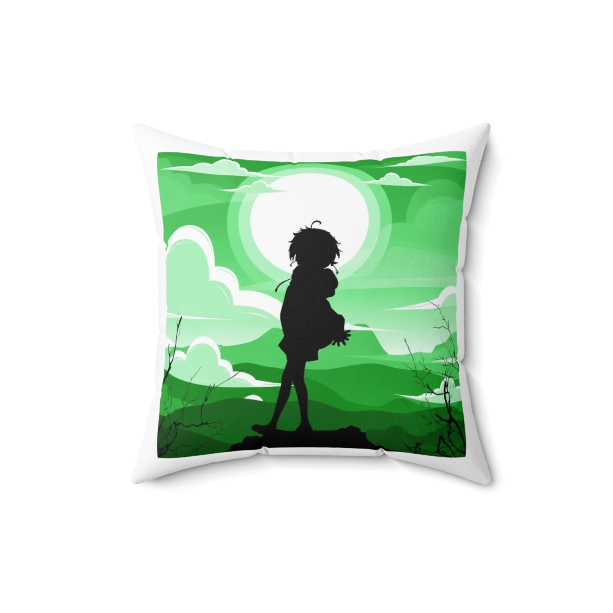 Sylphiette Anime Throw Pillow | Mushoku Tensei - alternate angle 2, merchandise