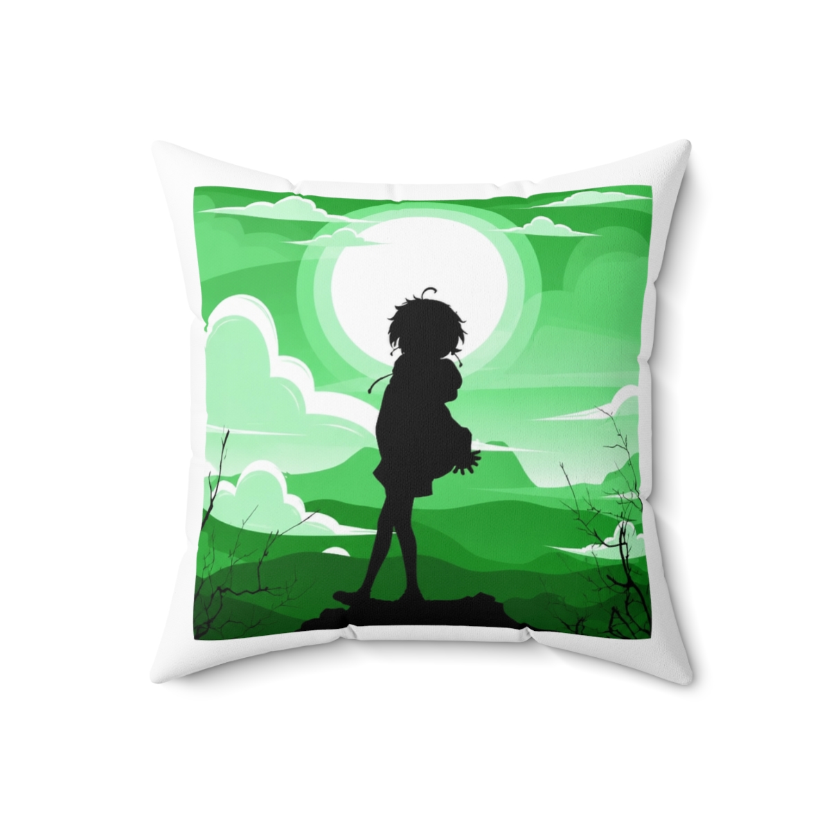 Sylphiette Anime Throw Pillow | Mushoku Tensei - alternate angle 3, merchandise