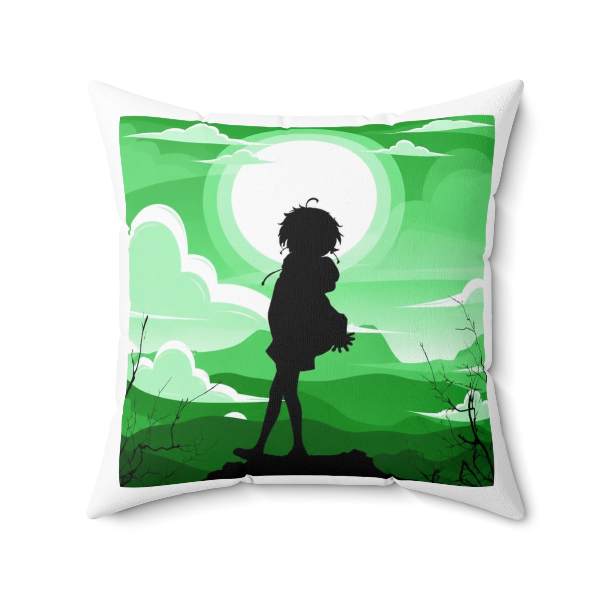 Sylphiette Anime Throw Pillow | Mushoku Tensei - alternate angle 4, merchandise