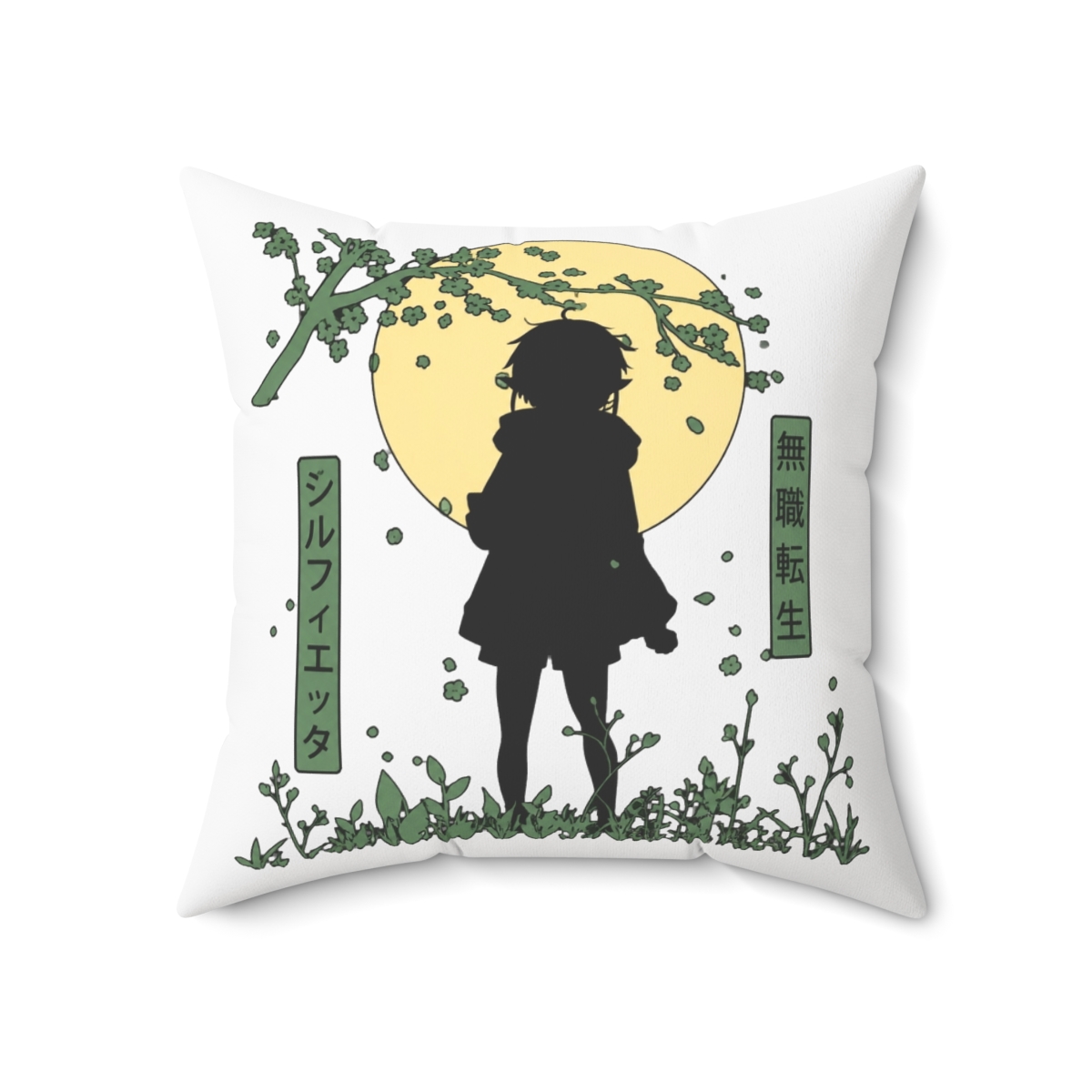 Leafy Sylphy Throw Pillow | Mushoku Tensei - alternate angle 5, merchandise
