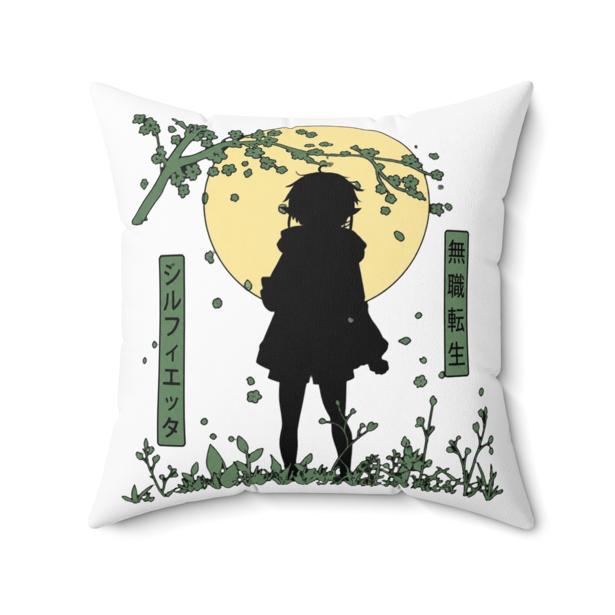 Leafy Sylphy Throw Pillow | Mushoku Tensei - alternate angle 4, merchandise